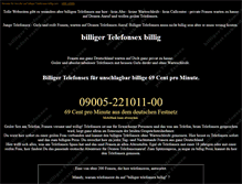 Tablet Screenshot of billiger-telefonsex-billig.com